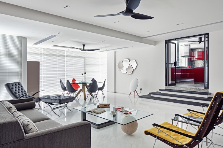 Eclectic, Minimalist Design - Living Room - Landed House - Design by Weiken.com Design Pte Ltd