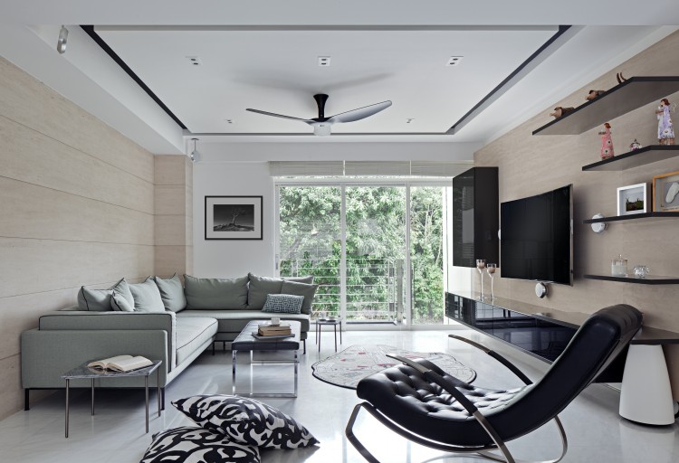 Eclectic, Minimalist Design - Living Room - Landed House - Design by Weiken.com Design Pte Ltd