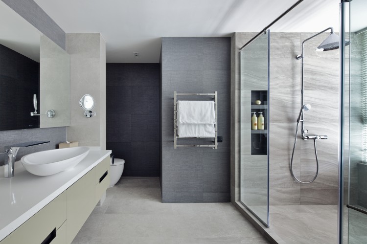 Eclectic, Minimalist Design - Bathroom - Landed House - Design by Weiken.com Design Pte Ltd