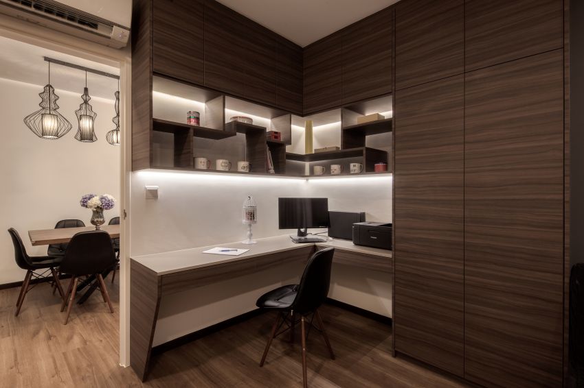 Minimalist Design - Study Room - HDB 5 Room - Design by Weiken.com Design Pte Ltd