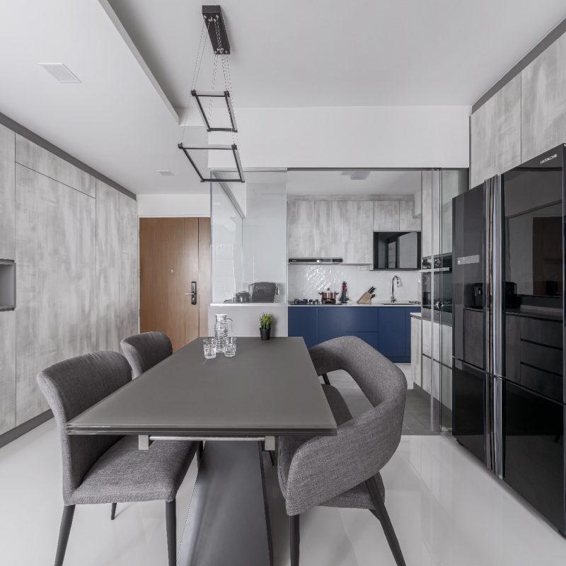Scandinavian Design - Dining Room - HDB 4 Room - Design by Weiken.com Design Pte Ltd
