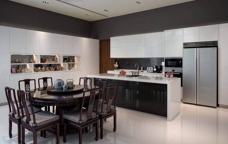 Classical, Contemporary, Modern Design - Dining Room - Landed House - Design by Weiken.com Design Pte Ltd