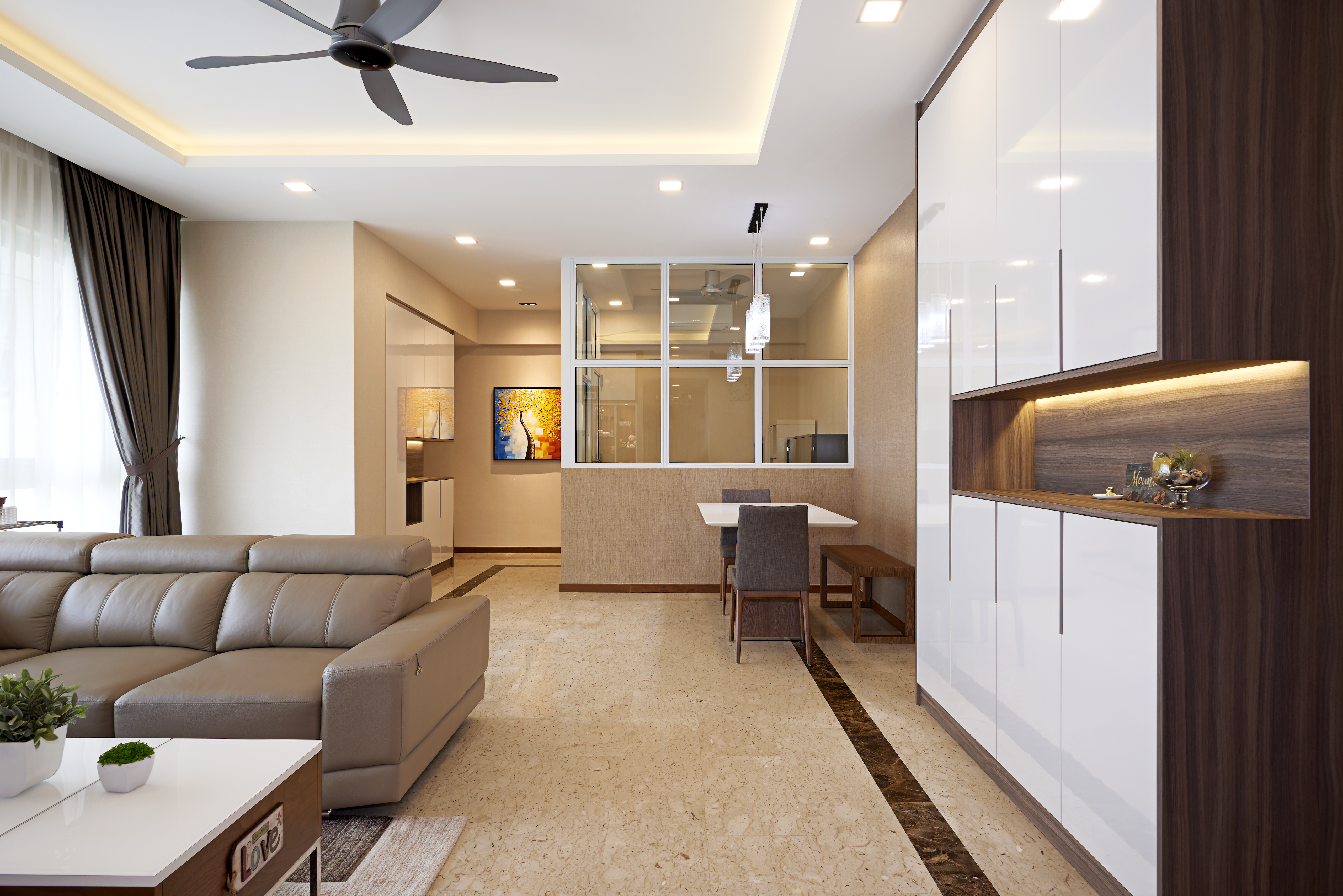Contemporary Design - Living Room - Condominium - Design by Weiken.com Design Pte Ltd
