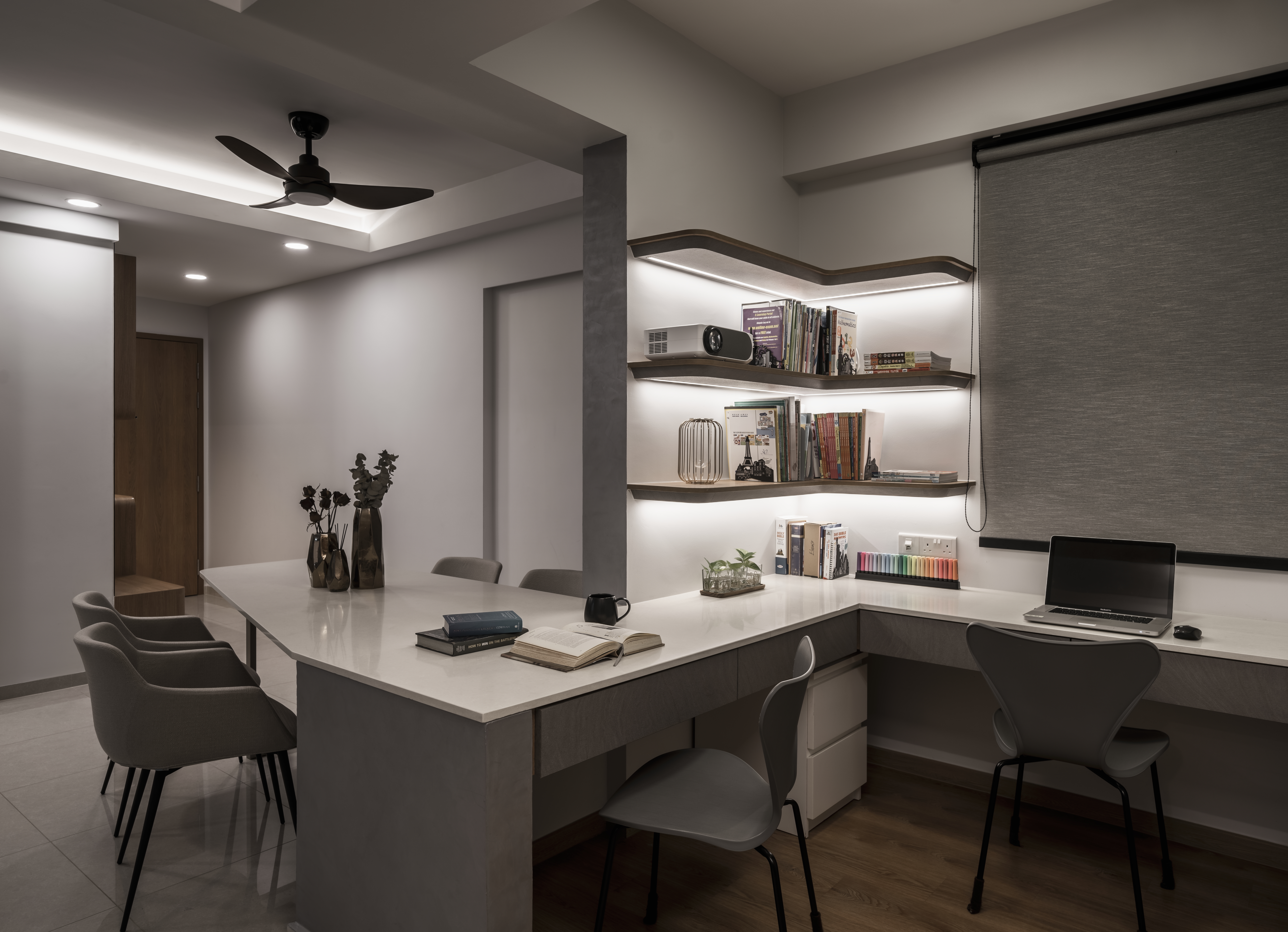 Contemporary Design - Study Room - Condominium - Design by Weiken.com Design Pte Ltd