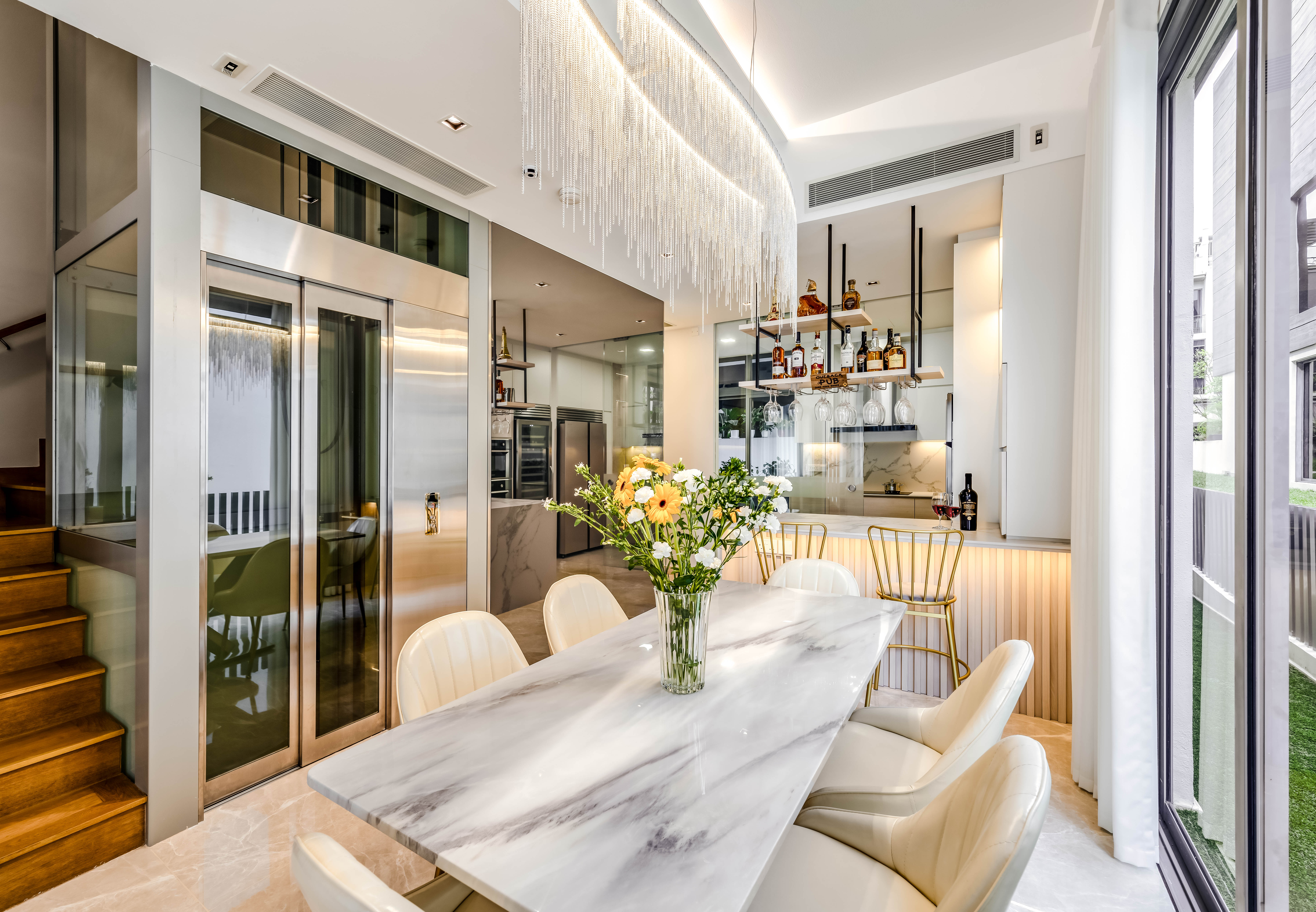 Modern, Scandinavian Design - Dining Room - Landed House - Design by Weiken.com Design Pte Ltd