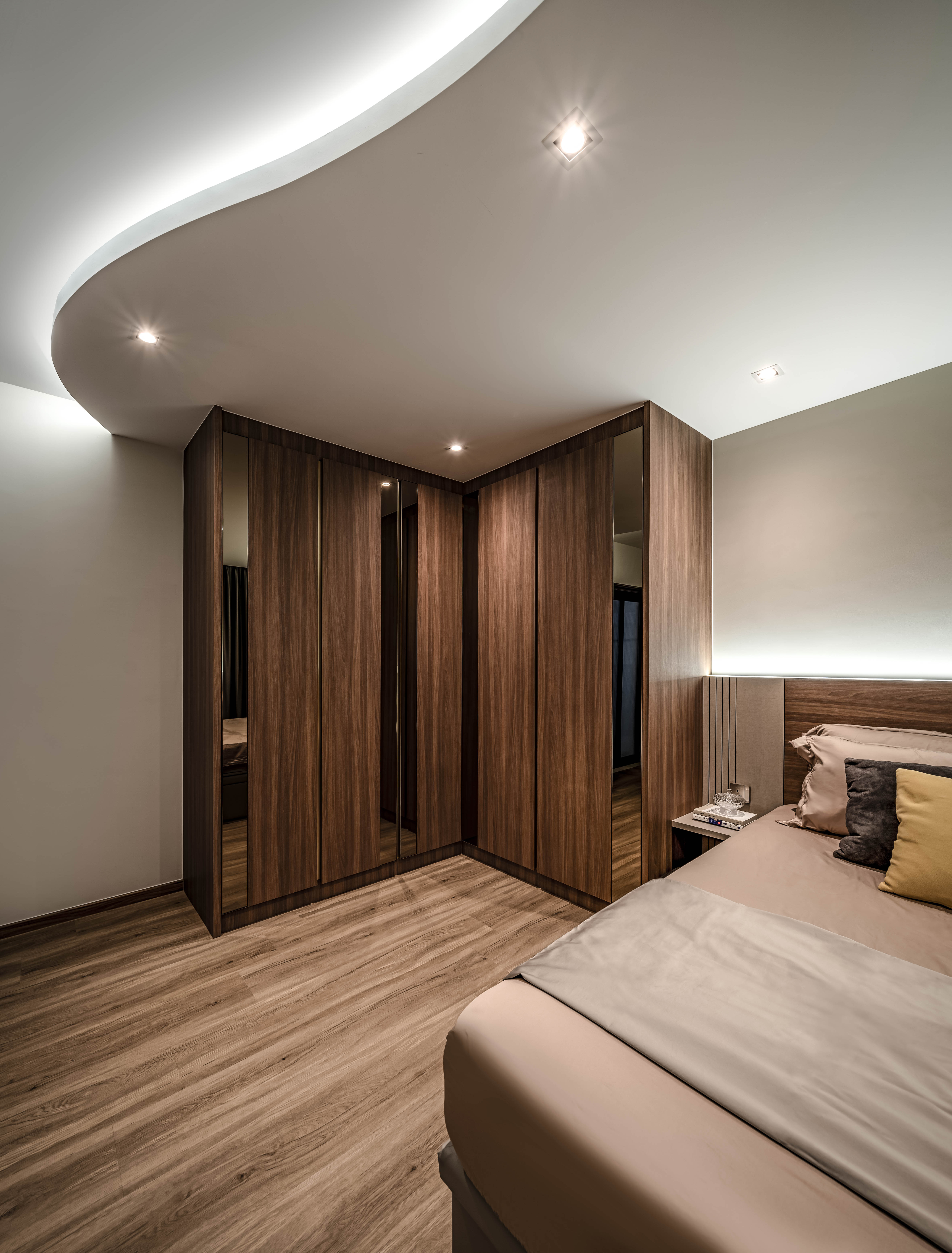 Contemporary, Modern Design - Bedroom - HDB 4 Room - Design by Weiken.com Design Pte Ltd