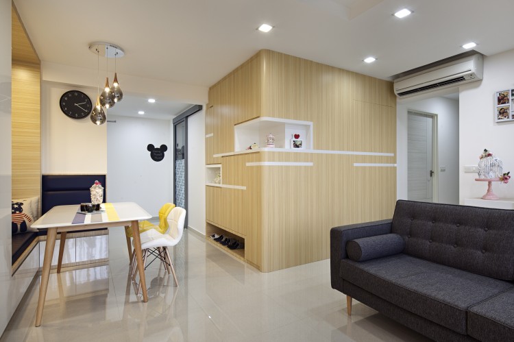 Contemporary, Modern Design - Living Room - HDB 4 Room - Design by Weiken.com Design Pte Ltd