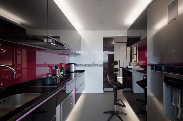 Contemporary, Modern Design - Kitchen - HDB 4 Room - Design by Weiken.com Design Pte Ltd