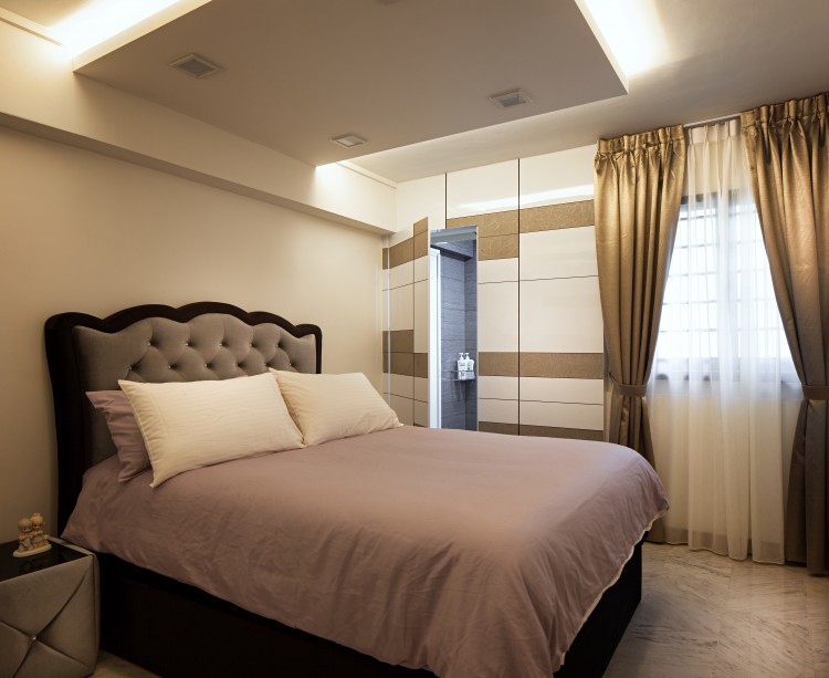 Eclectic, Modern Design - Bedroom - HDB 4 Room - Design by Weiken.com Design Pte Ltd