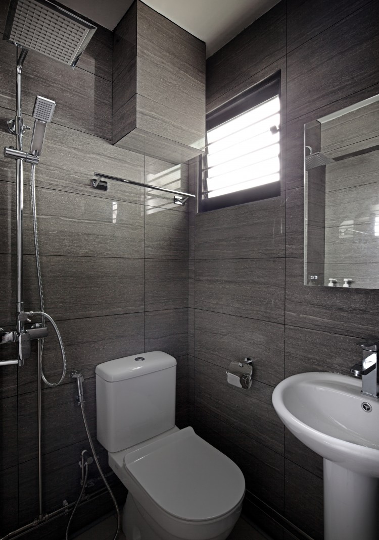 Eclectic, Modern Design - Bathroom - HDB 4 Room - Design by Weiken.com Design Pte Ltd