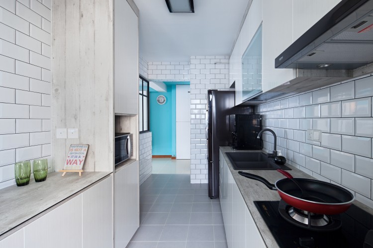 Minimalist Design - Kitchen - HDB 4 Room - Design by Weiken.com Design Pte Ltd