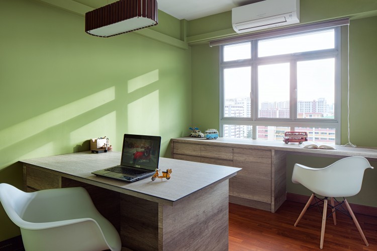 Minimalist Design - Study Room - HDB 4 Room - Design by Weiken.com Design Pte Ltd