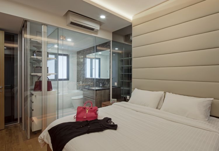 Contemporary, Modern Design - Bedroom - HDB 3 Room - Design by Weiken.com Design Pte Ltd
