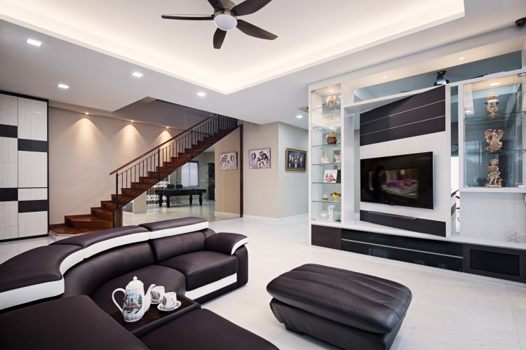 Classical, Contemporary, Modern Design - Living Room - Landed House - Design by Weiken.com Design Pte Ltd