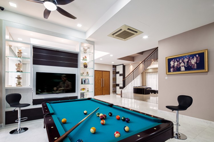 Classical, Contemporary, Modern Design - Entertainment Room - Landed House - Design by Weiken.com Design Pte Ltd