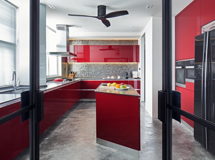 Contemporary, Minimalist Design - Kitchen - Condominium - Design by Weiken.com Design Pte Ltd