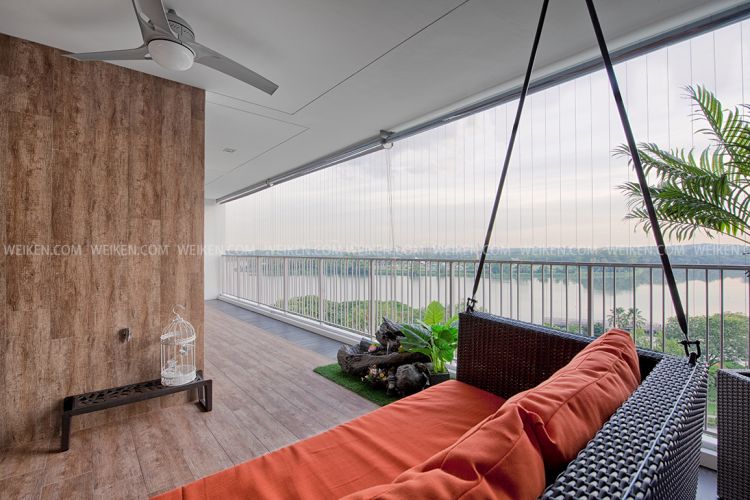 Classical, Contemporary, Resort Design - Balcony - Condominium - Design by Weiken.com Design Pte Ltd