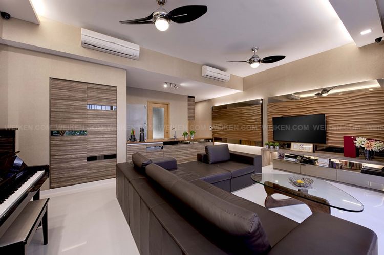 Contemporary, Modern Design - Living Room - Condominium - Design by Weiken.com Design Pte Ltd
