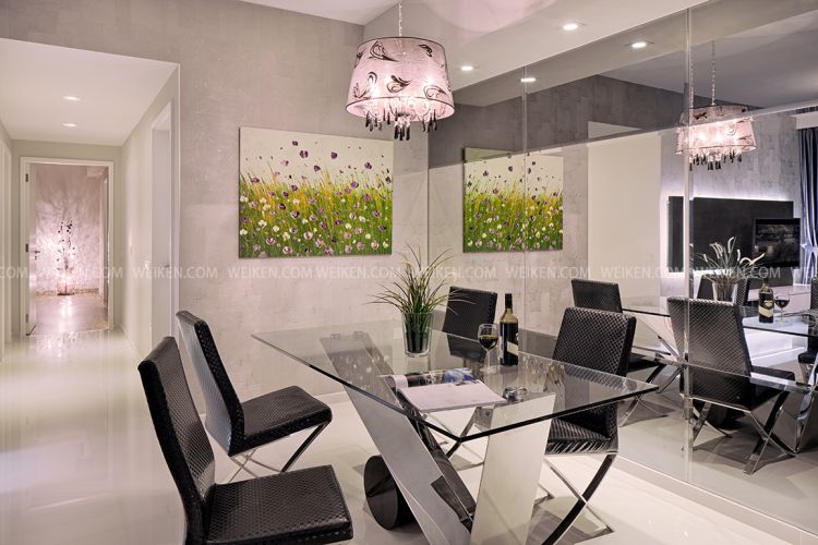 Classical, Modern Design - Dining Room - Condominium - Design by Weiken.com Design Pte Ltd