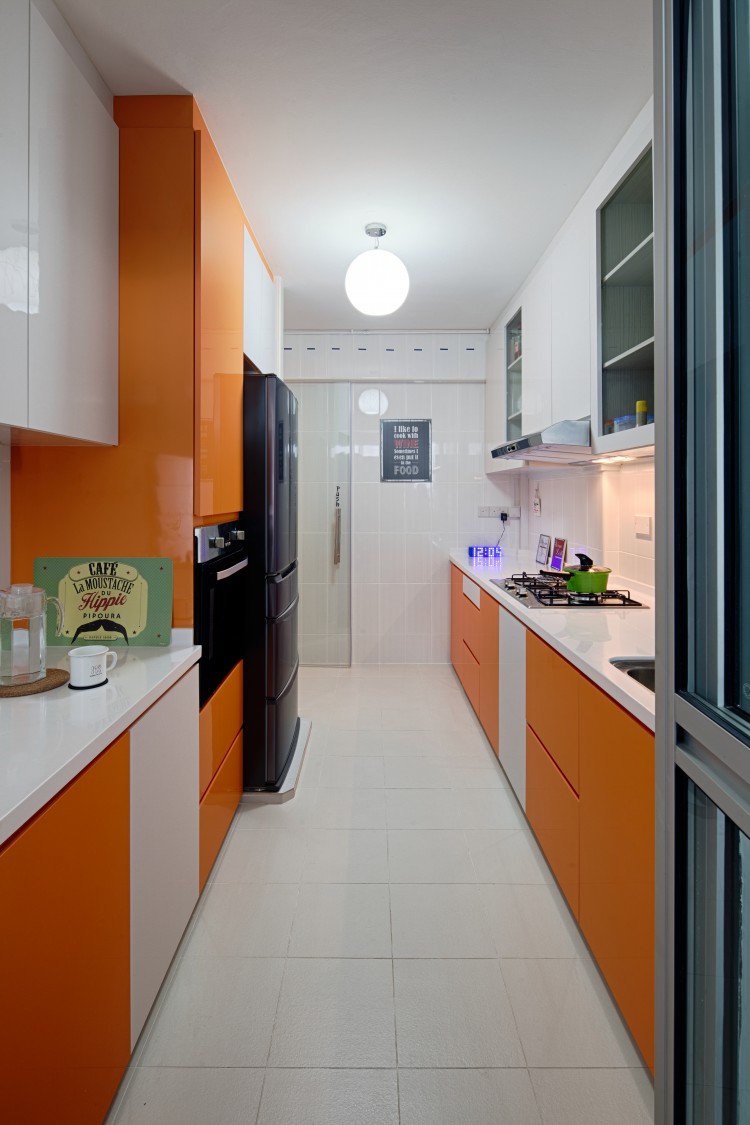 Industrial, Modern, Scandinavian Design - Kitchen - HDB 4 Room - Design by Weiken.com Design Pte Ltd