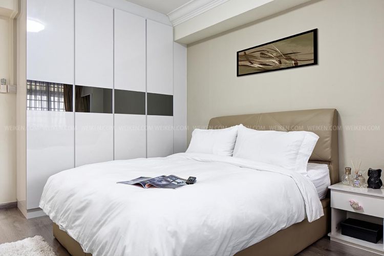 Contemporary, Minimalist Design - Bedroom - HDB 5 Room - Design by Weiken.com Design Pte Ltd