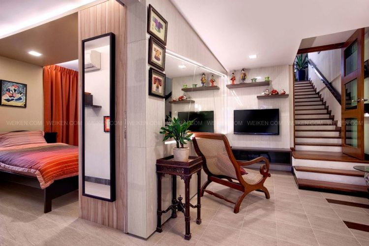 Contemporary, Country, Modern Design - Entertainment Room - Landed House - Design by Weiken.com Design Pte Ltd