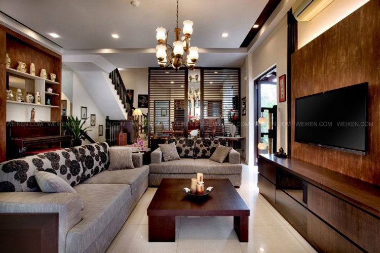 Contemporary, Country, Modern Design - Living Room - Landed House - Design by Weiken.com Design Pte Ltd