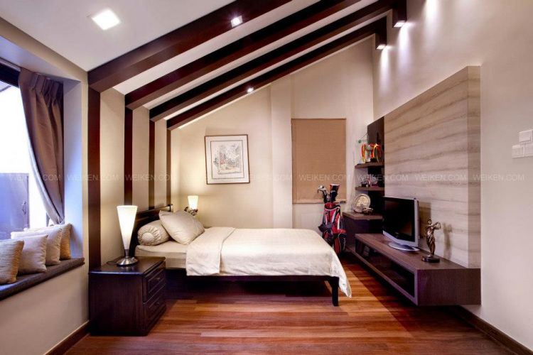 Contemporary, Country, Modern Design - Bedroom - Landed House - Design by Weiken.com Design Pte Ltd