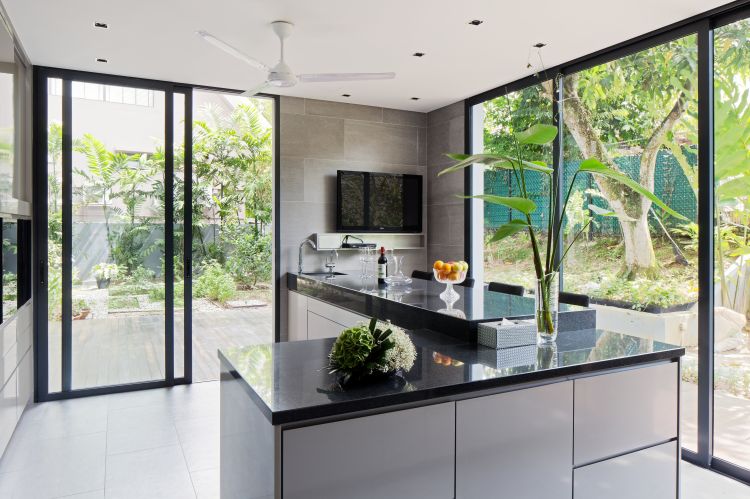 Minimalist, Modern Design - Kitchen - Landed House - Design by Weiken.com Design Pte Ltd