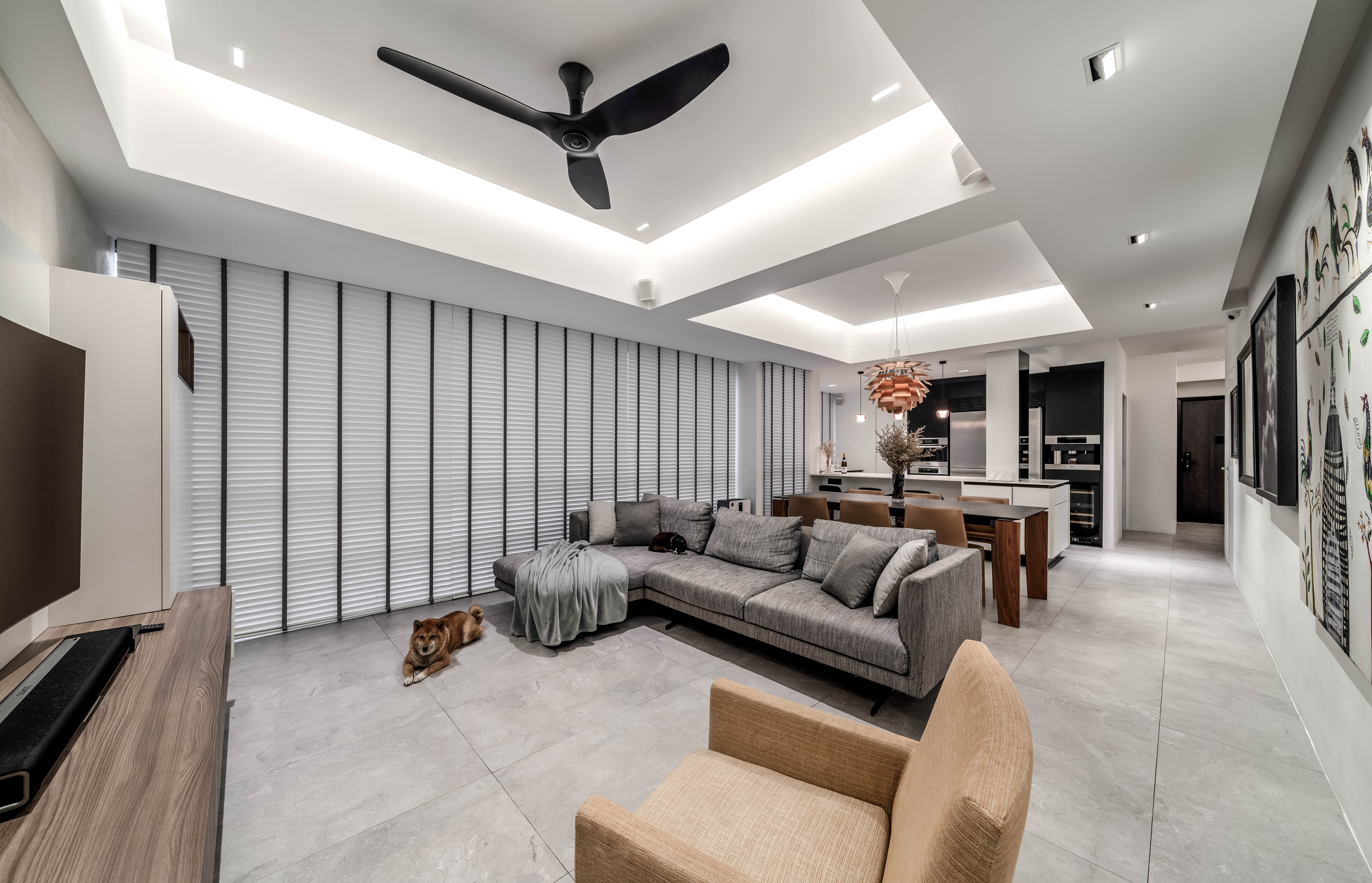 Minimalist Design - Living Room - Condominium - Design by Weiken.com Design Pte Ltd