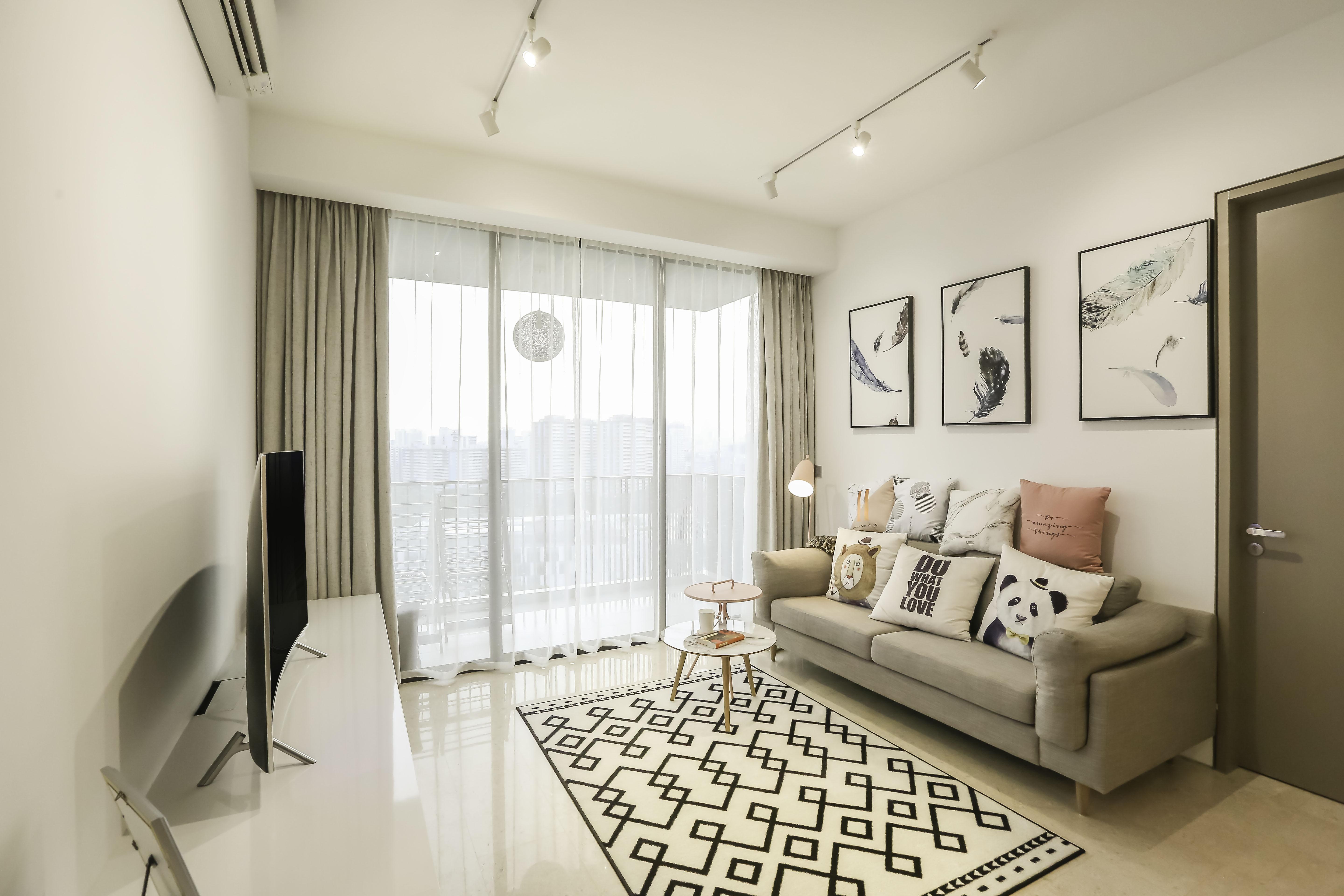 Minimalist Design - Living Room - Condominium - Design by Weiken.com Design Pte Ltd