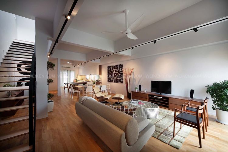 Contemporary, Minimalist, Modern Design - Living Room - Landed House - Design by Weiken.com Design Pte Ltd