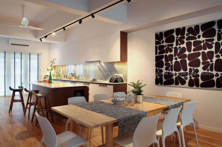 Contemporary, Minimalist, Modern Design - Dining Room - Landed House - Design by Weiken.com Design Pte Ltd