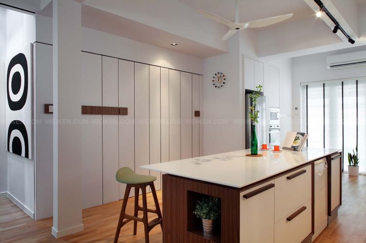 Contemporary, Minimalist, Modern Design - Kitchen - Landed House - Design by Weiken.com Design Pte Ltd