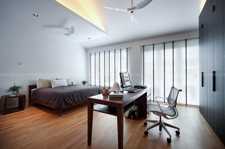 Contemporary, Minimalist, Modern Design - Bedroom - Landed House - Design by Weiken.com Design Pte Ltd