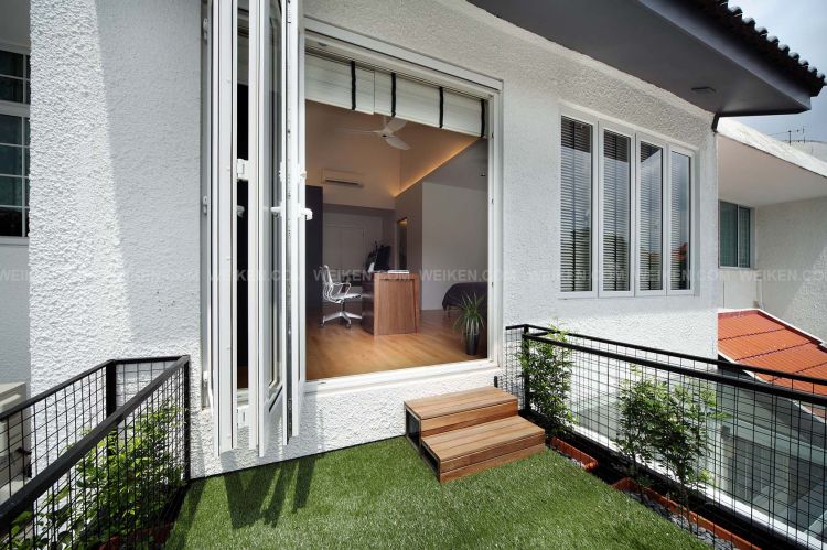 Contemporary, Minimalist, Modern Design - Balcony - Landed House - Design by Weiken.com Design Pte Ltd