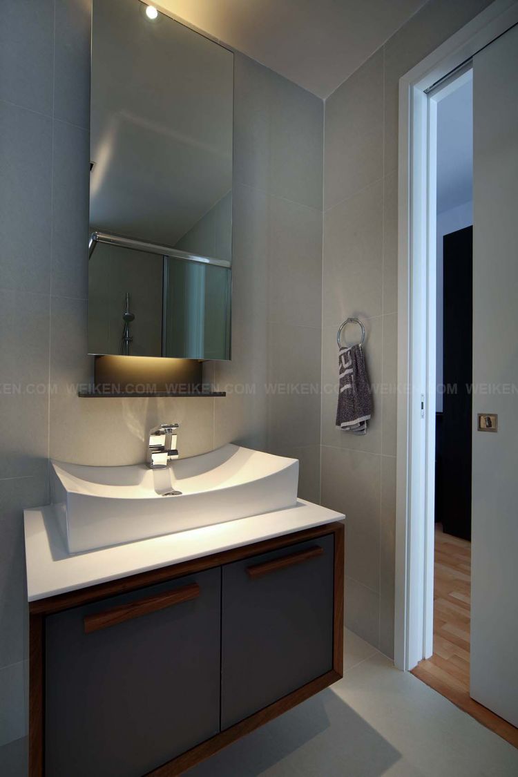 Contemporary, Minimalist, Modern Design - Bathroom - Landed House - Design by Weiken.com Design Pte Ltd