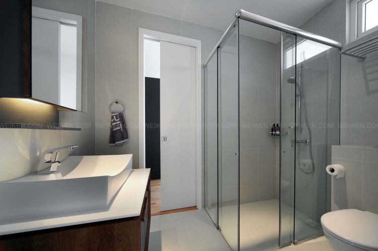 Contemporary, Minimalist, Modern Design - Bathroom - Landed House - Design by Weiken.com Design Pte Ltd