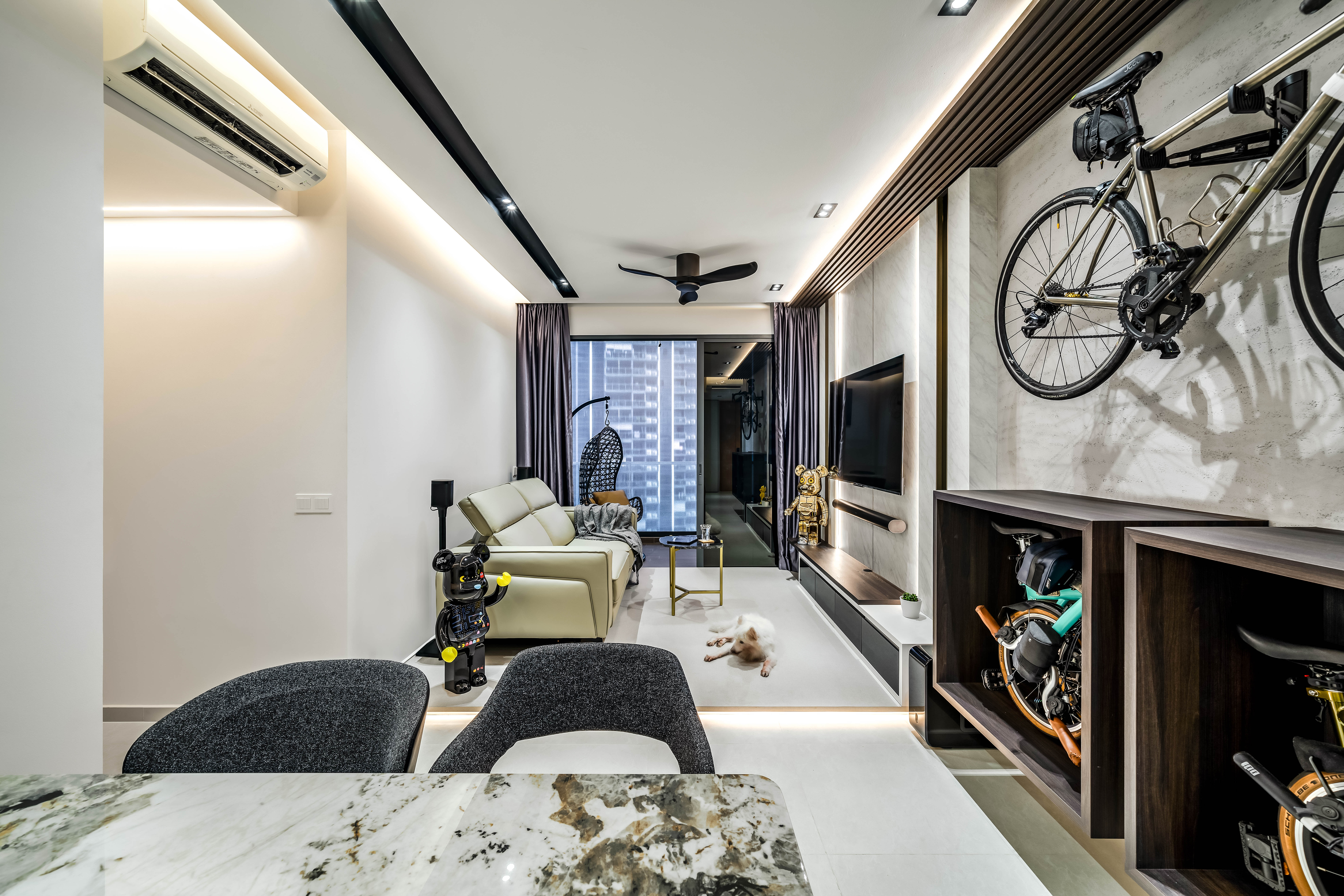 Contemporary Design - Living Room - Condominium - Design by Weiken.com Design Pte Ltd