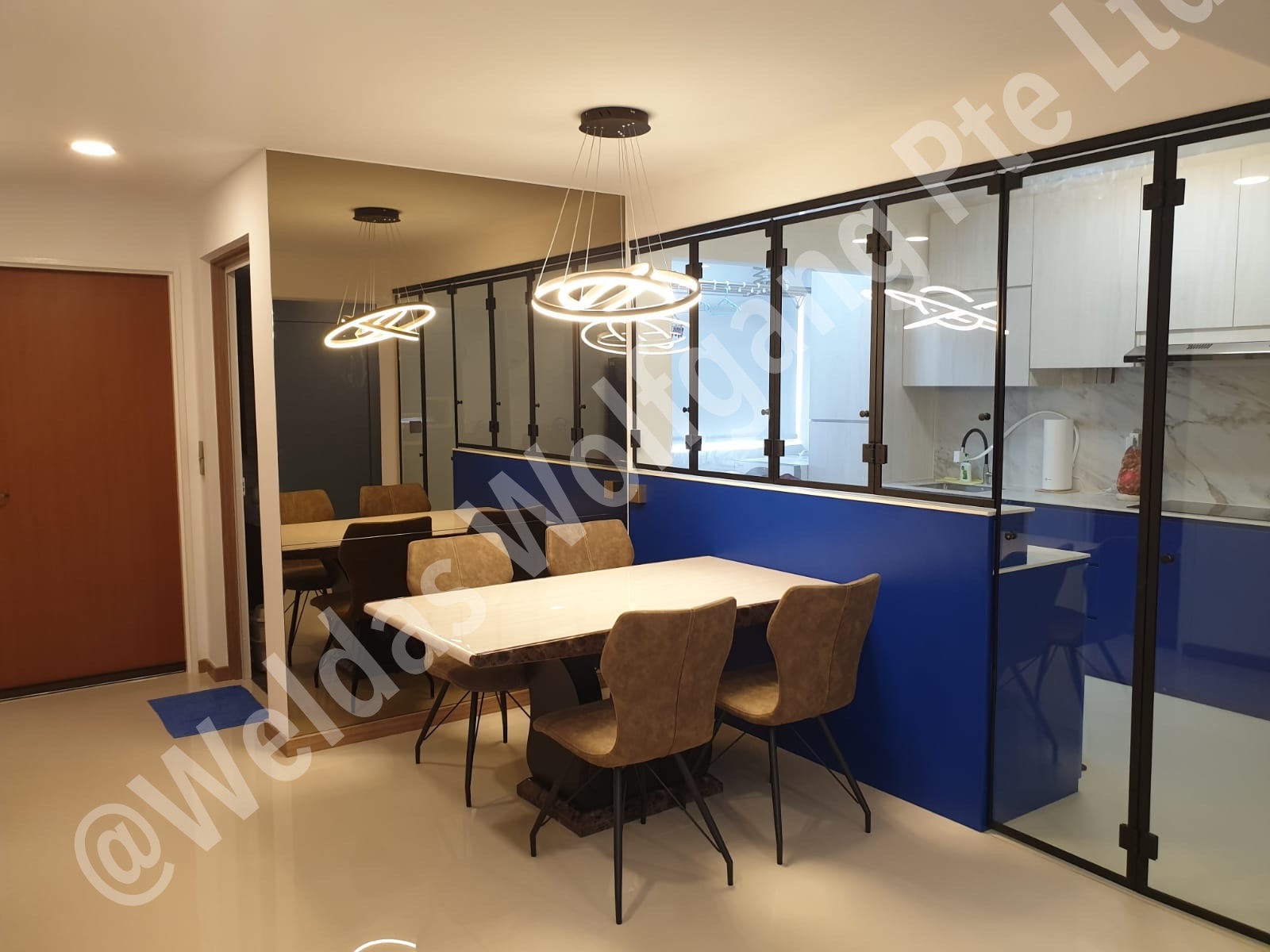 Industrial, Scandinavian Design - Kitchen - HDB 4 Room - Design by Weldas Wolfgang Pte Ltd