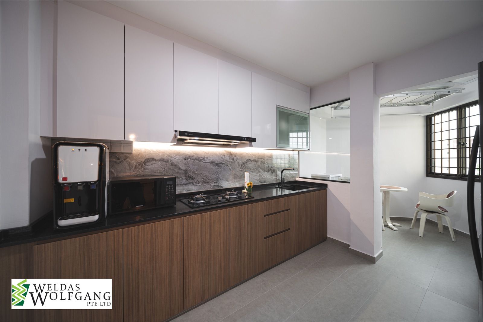 Contemporary, Minimalist, Modern Design - Kitchen - HDB 4 Room - Design by Weldas Wolfgang Pte Ltd