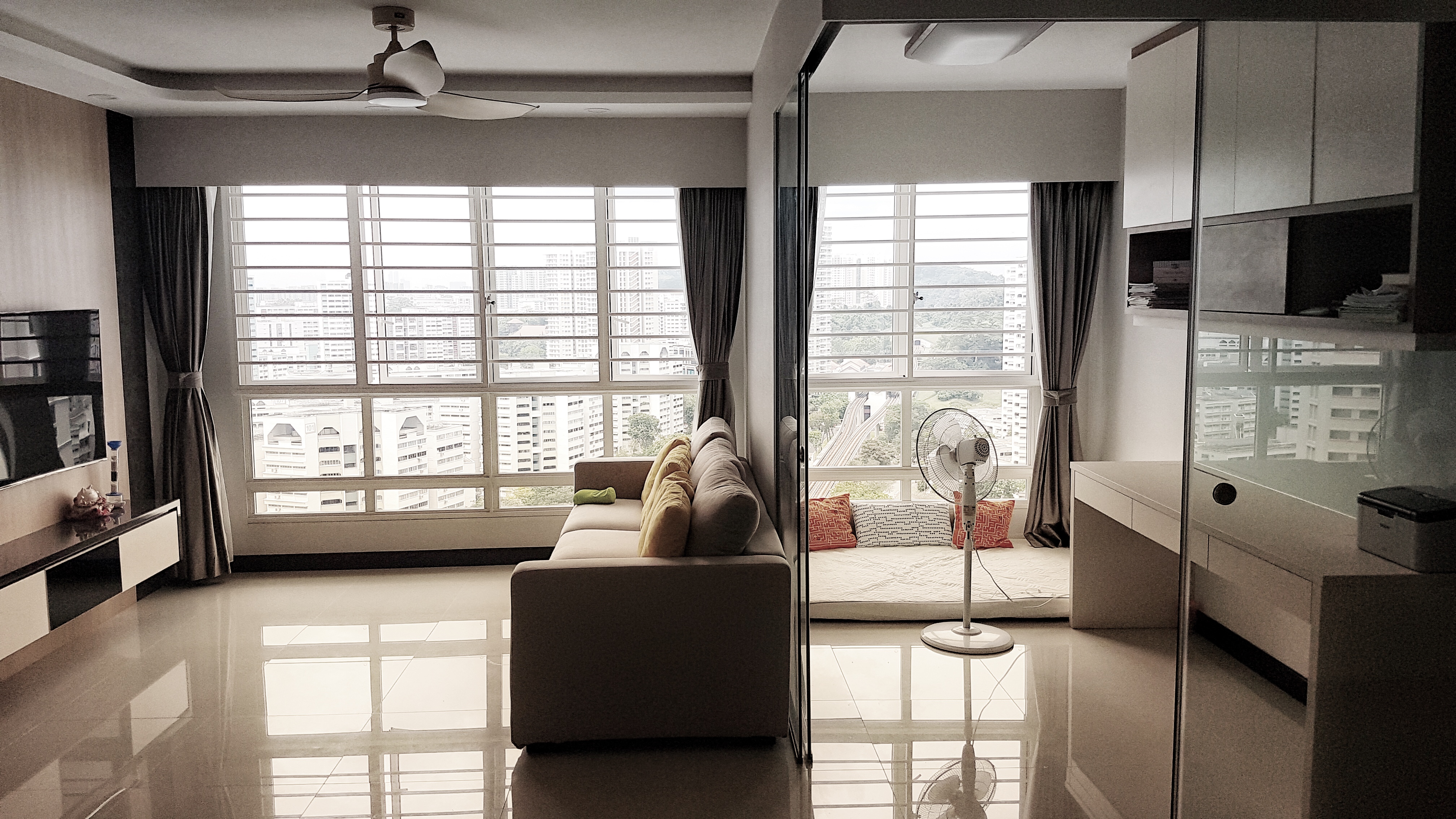 Contemporary, Minimalist Design - Living Room - HDB 4 Room - Design by Weldas Wolfgang Pte Ltd