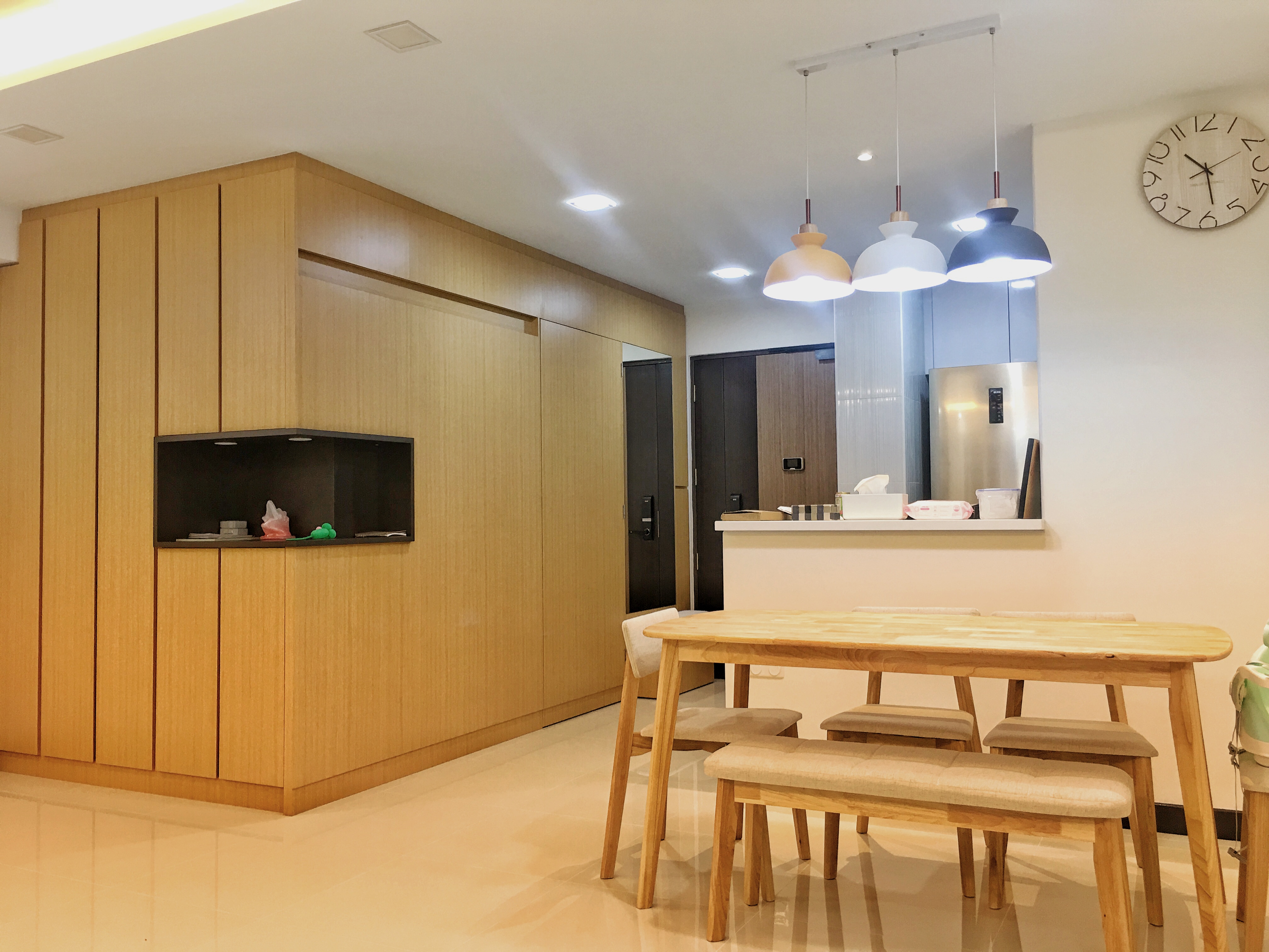 Contemporary, Modern Design - Dining Room - HDB 4 Room - Design by Weldas Wolfgang Pte Ltd