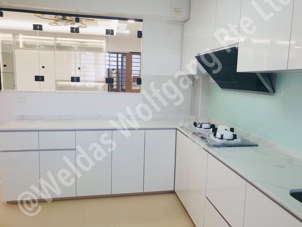 Contemporary, Modern Design - Kitchen - HDB 4 Room - Design by Weldas Wolfgang Pte Ltd