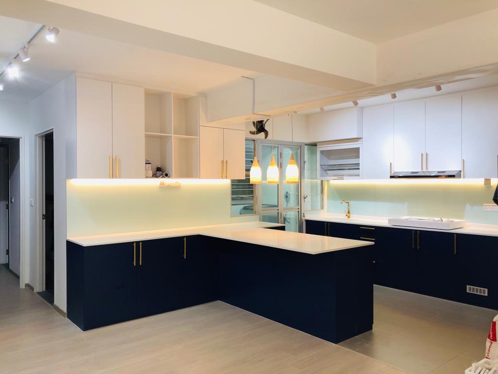 Industrial, Scandinavian Design - Kitchen - HDB 4 Room - Design by Weldas Wolfgang Pte Ltd