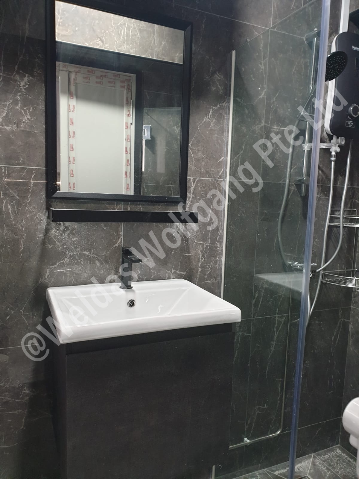 Industrial, Minimalist, Modern Design - Bathroom - HDB 4 Room - Design by Weldas Wolfgang Pte Ltd