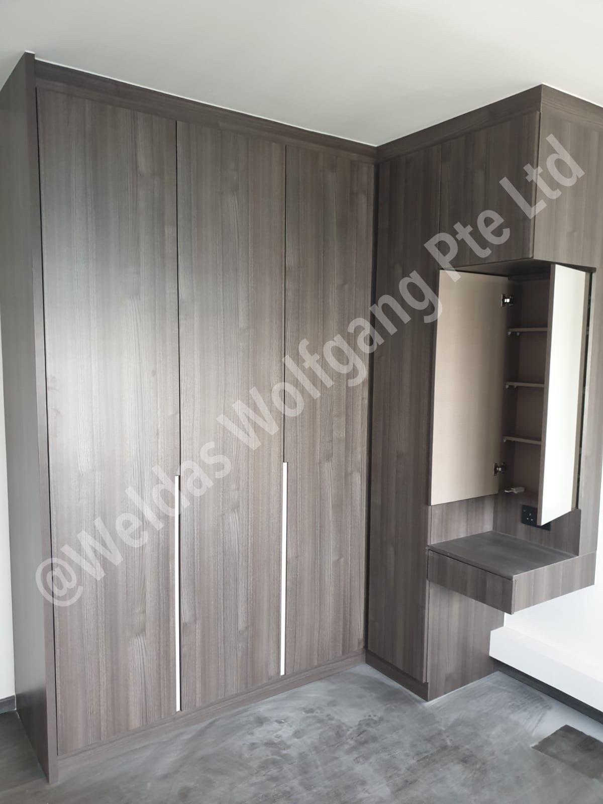 Industrial, Minimalist, Modern Design - Bedroom - HDB 4 Room - Design by Weldas Wolfgang Pte Ltd
