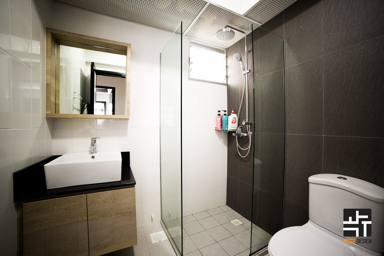 Industrial, Rustic, Scandinavian Design - Bathroom - HDB 4 Room - Design by WHST Design