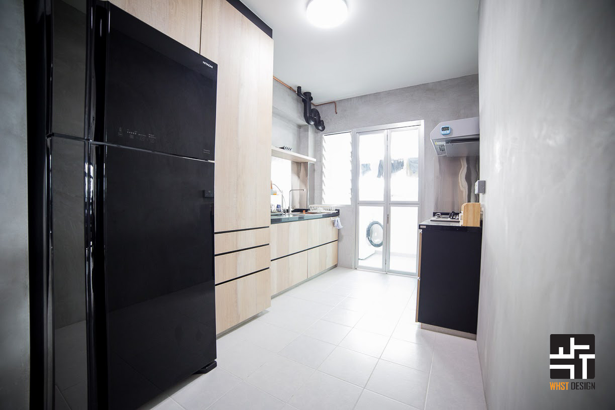 Industrial, Rustic, Scandinavian Design - Kitchen - HDB 4 Room - Design by WHST Design