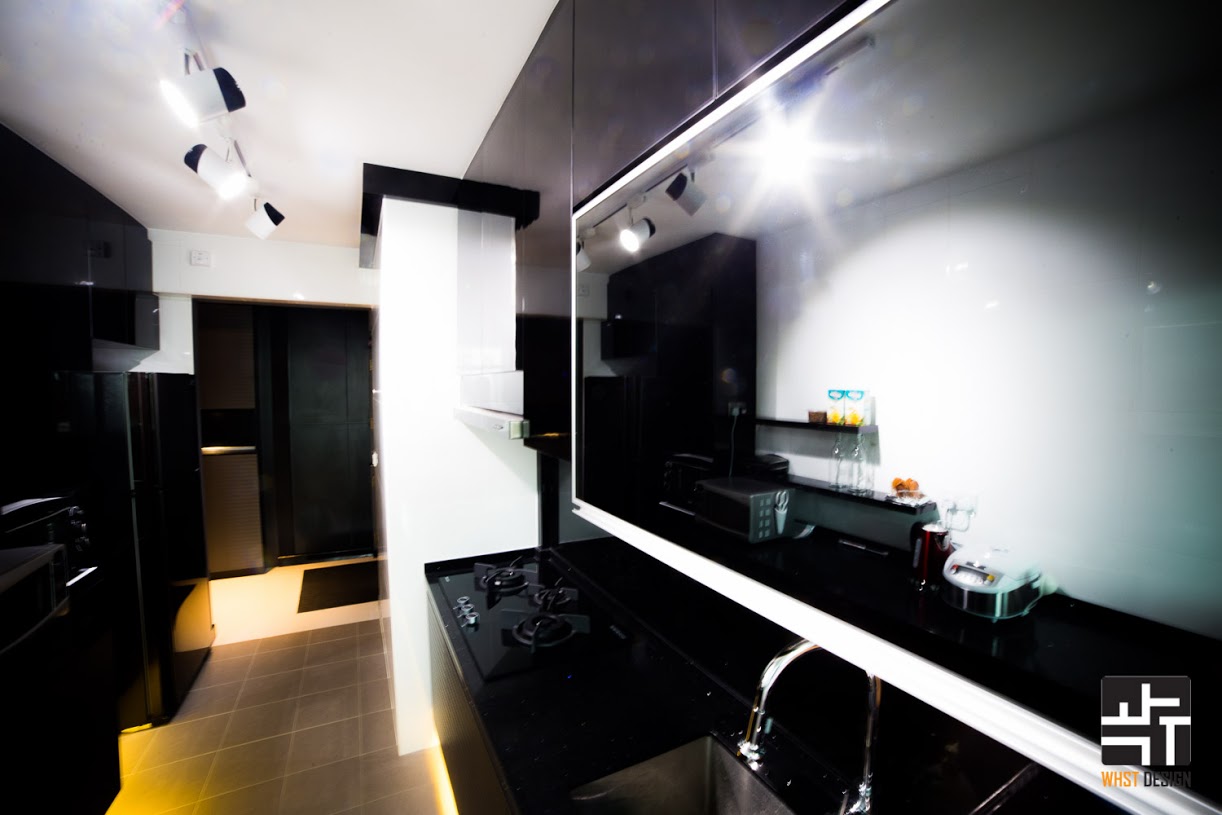 Contemporary, Minimalist, Modern Design - Kitchen - HDB 4 Room - Design by WHST Design